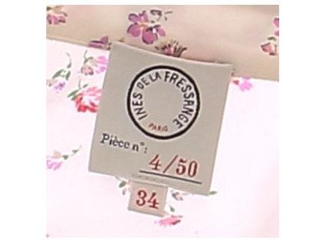 Autre Marque INES DE LA FRESSANGE Seidenbluse mit Blumenmuster Weiß - Ansicht 5