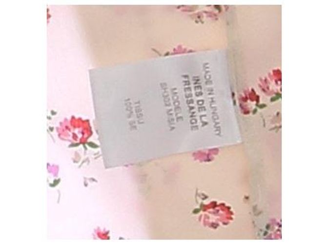 Autre Marque INES DE LA FRESSANGE Seidenbluse mit Blumenmuster Weiß - Ansicht 6