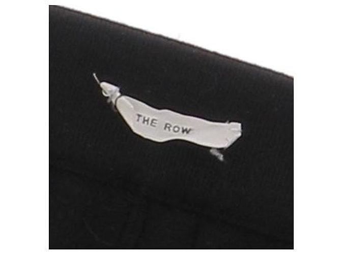 Pantalones negros de lana The Row - vista 5