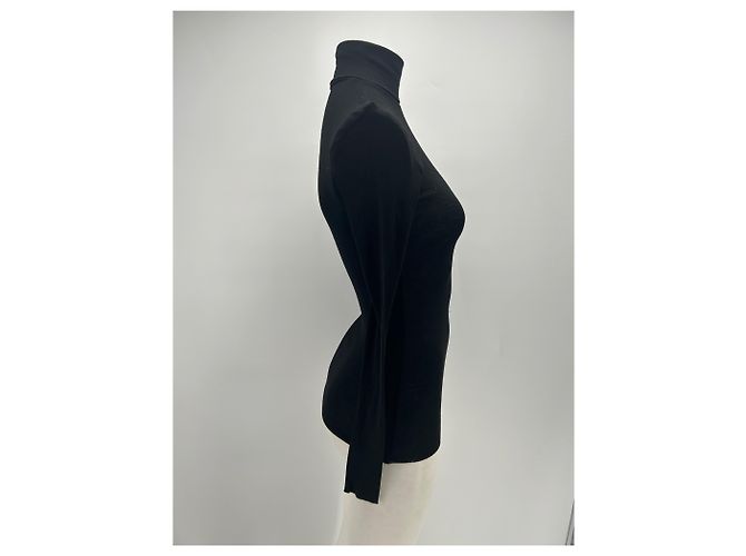 Autre Marque ARKET Schwarzer Rollkragenpullover aus Wolle - Ansicht 4
