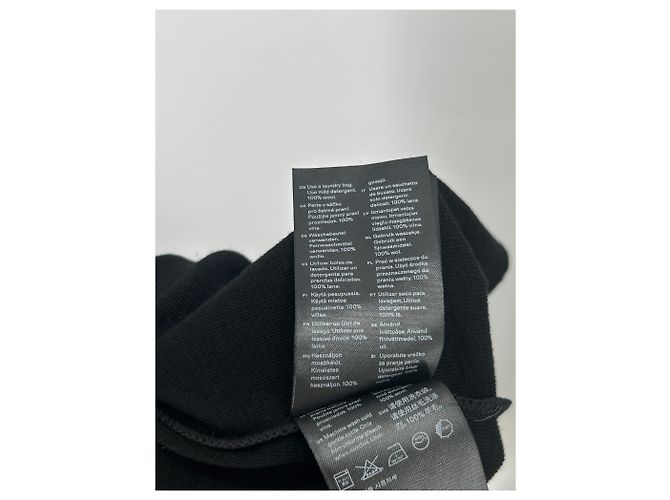 Autre Marque ARKET Schwarzer Rollkragenpullover aus Wolle - Ansicht 6