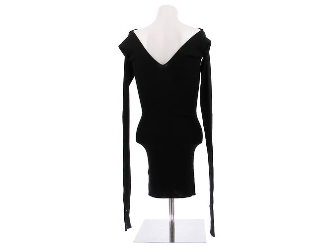 Top de lana negro Phoebe Philo - vista 2