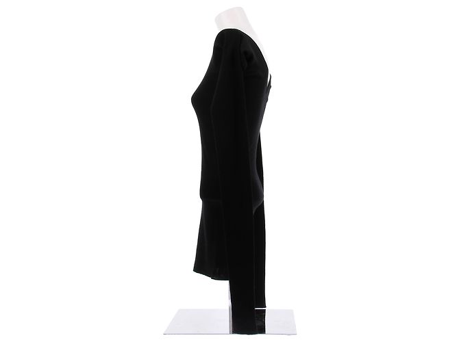 Top de lana negro Phoebe Philo - vista 4