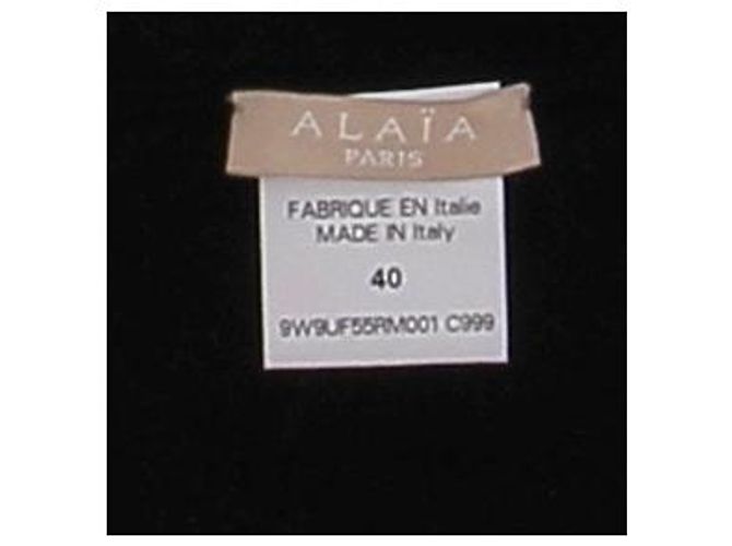 Body Alaïa negro de lana - vista 6