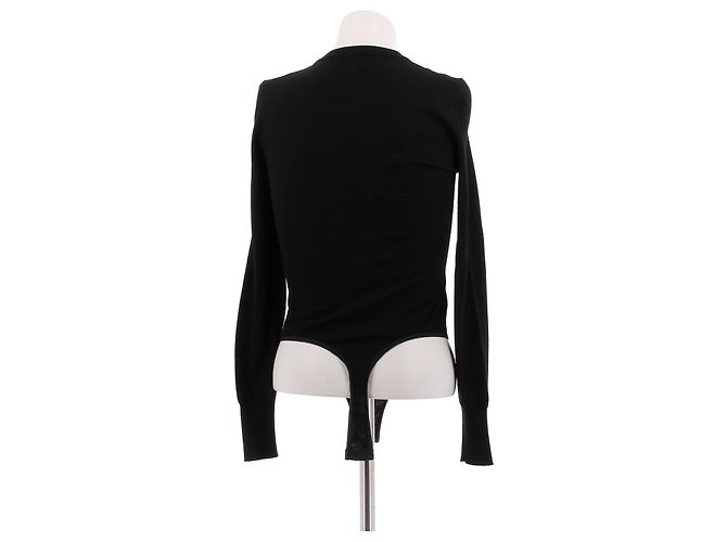 Body Alaïa negro de lana - vista 2