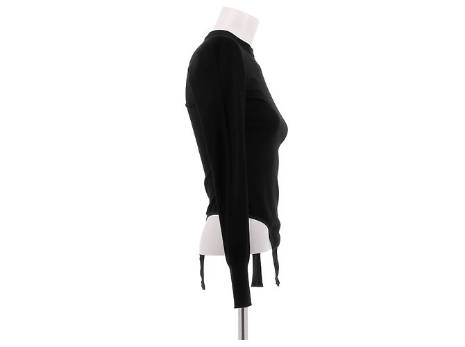 Body Alaïa negro de lana - vista 3