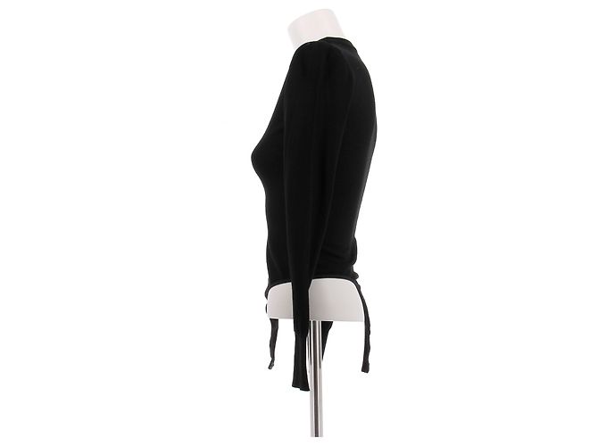 Body Alaïa negro de lana - vista 4