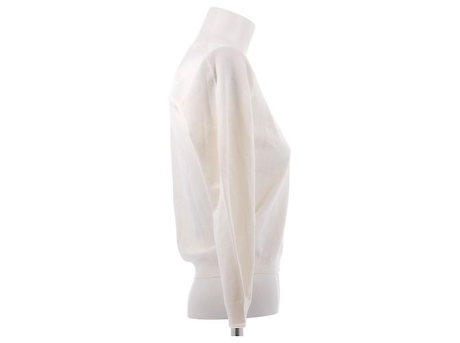 Top de seda beige The Row - vista 4
