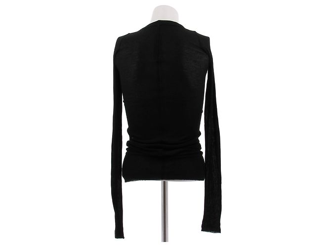 Rick Owens Stricktop aus schwarzer Viskose - Ansicht 2