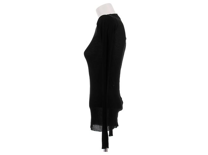 Rick Owens Stricktop aus schwarzer Viskose - Ansicht 5