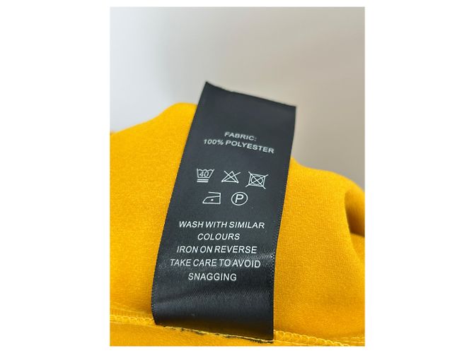 Autre Marque Gelbes TTYA Kleid aus Polyester Größe 38 - Ansicht 7