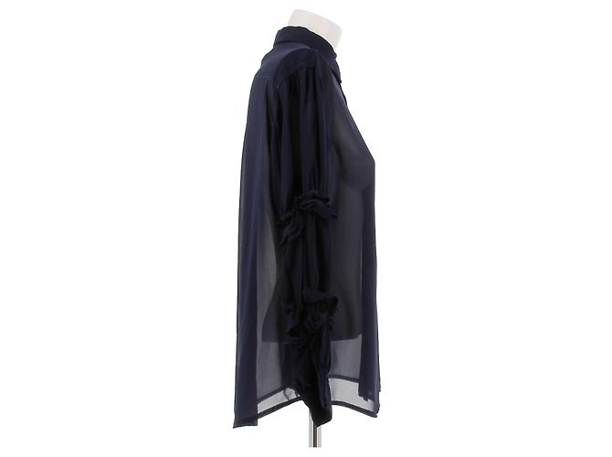 Blaue Bluse Comme Des Garcons Polyester L Schwarz - Ansicht 3