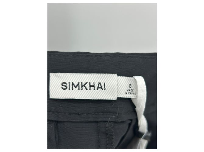 Pantalones negros de algodón Jonathan Simkhai Talla 8 - vista 5