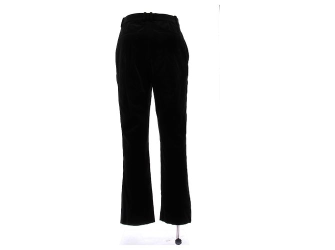 Saint Laurent Schwarze Samtoseite - Ansicht 2