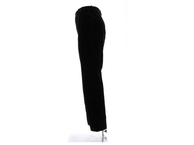 Saint Laurent Schwarze Samtoseite - Ansicht 4