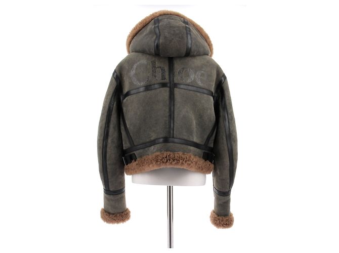 Chloé Lammfelljacke Braun - Ansicht 2