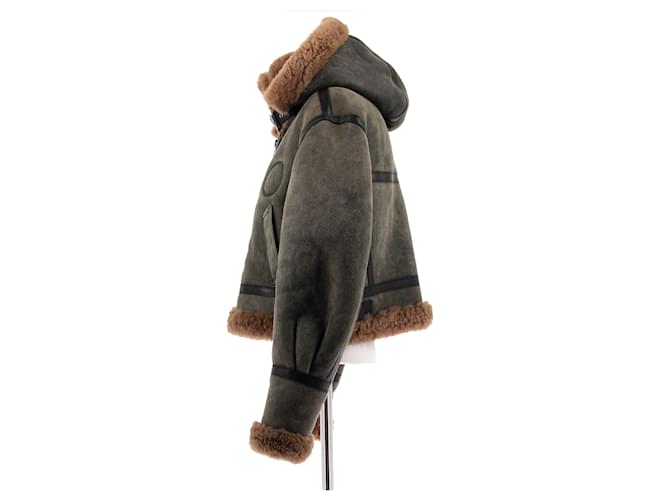 Chloé Lammfelljacke Braun - Ansicht 3