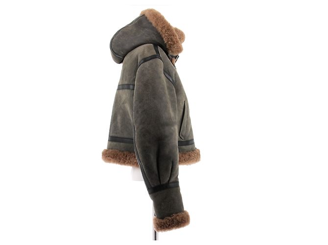 Chloé Lammfelljacke Braun - Ansicht 4
