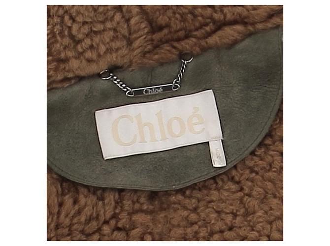 Chloé Lammfelljacke Braun - Ansicht 6