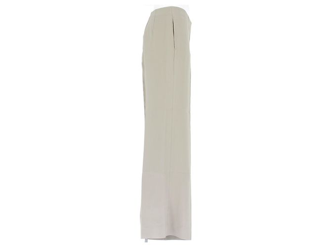 Autre Marque Pantalón de seda verde claro - vista 3