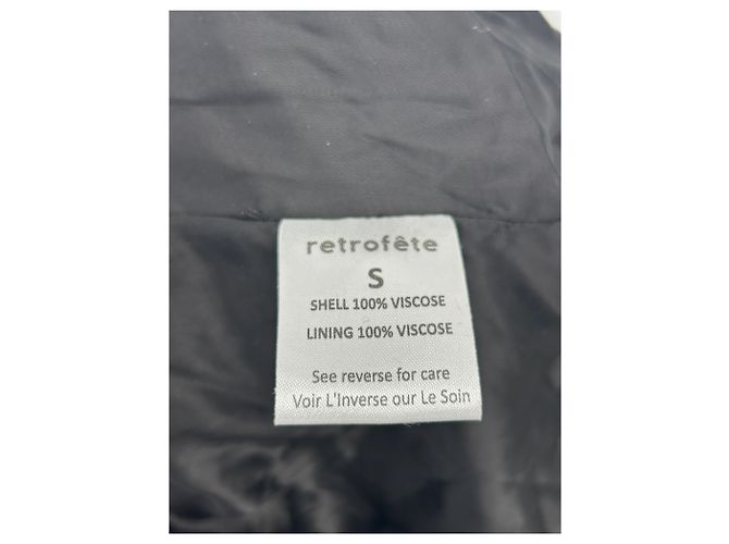 Retrofête Paillettenjacke Silber Viscose S - Ansicht 6