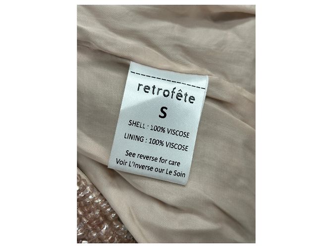 Retrofête Paillettenkleid Rosa Pink - Ansicht 6