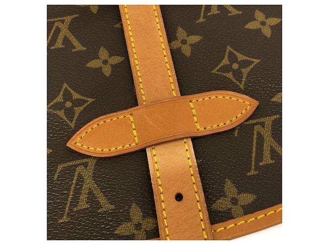 Louis Vuitton Monogram Saumur Schultertasche Braun - Ansicht 4
