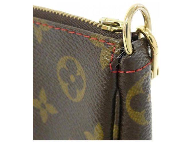 Louis Vuitton Monogram Cherry Pochette Accessoires Marrone - vista 4