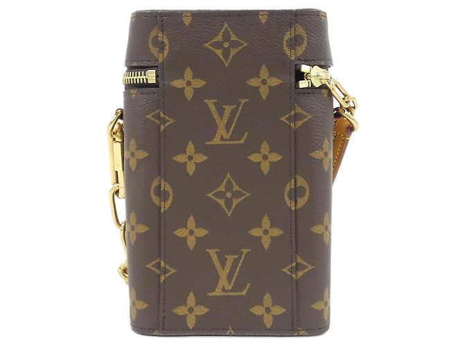 Borsa Louis Vuitton Monogram Phone Box Marrone - vista 2