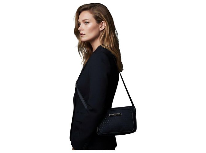 Sonia Rykiel Borsa a Tracolla Monogram Nero - vista 2