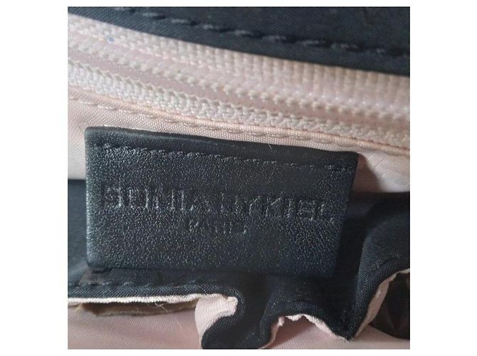 Sonia Rykiel Borsa a Tracolla Monogram Nero - vista 9