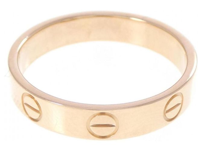 Anello Mini Love di Cartier in oro rosa - vista 2