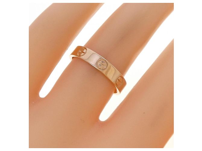 Anello Mini Love di Cartier in oro rosa - vista 4