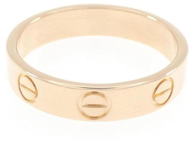 Anello Mini Love di Cartier in oro rosa 18K - vista 2