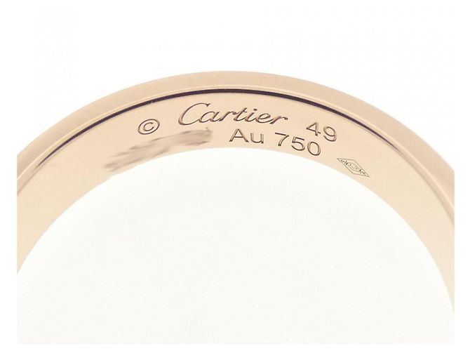Anello Mini Love di Cartier in oro rosa - vista 3