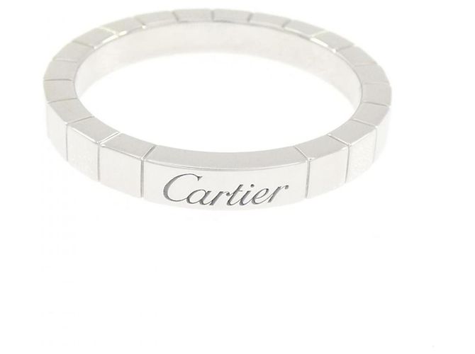 Anello Cartier Lanieres in oro bianco - vista 2