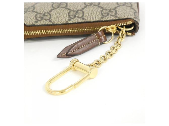 Gucci Coin & Key Case Brown Beige - view 4