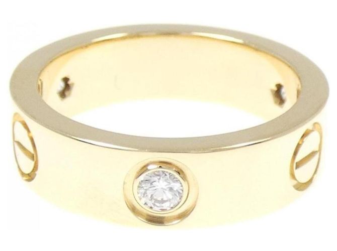Cartier Love Ring mit halbem Diamanten - Ansicht 2