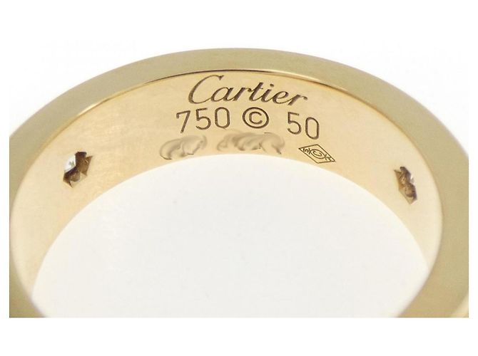 Cartier Love Ring mit halbem Diamanten - Ansicht 4