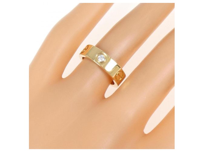Cartier Love Ring mit halbem Diamanten - Ansicht 5