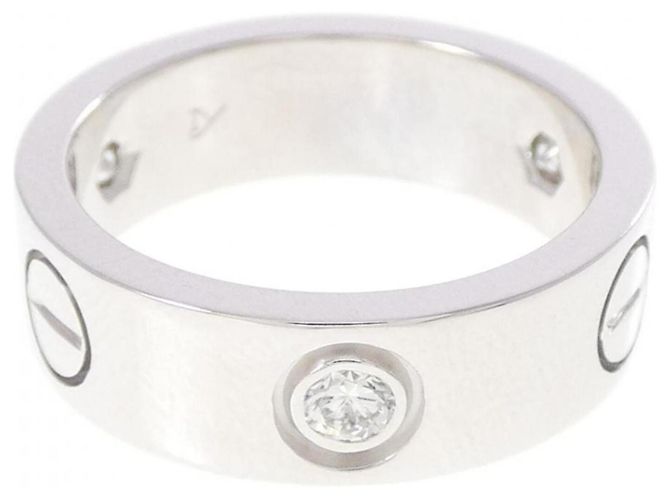 Anillo Cartier Love con medio diamante - vista 2