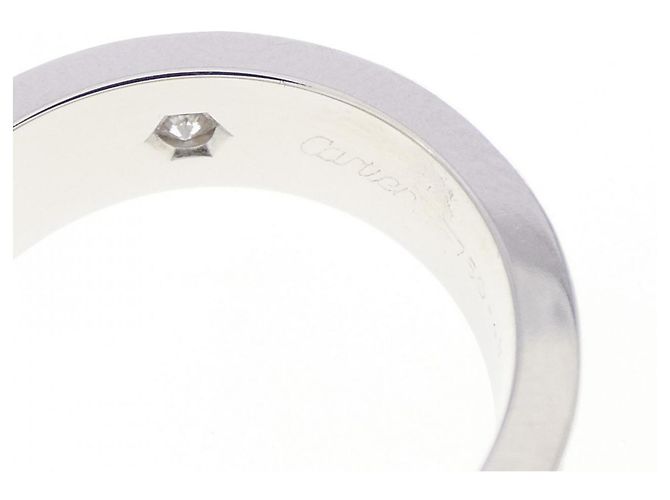 Anillo Cartier Love con medio diamante - vista 3