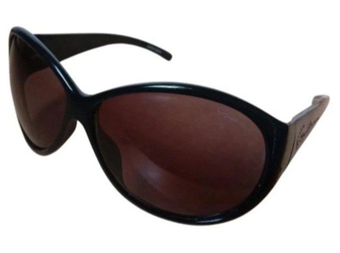 Giorgio Armani Oversized Sonnenbrille Schwarz - Ansicht 3