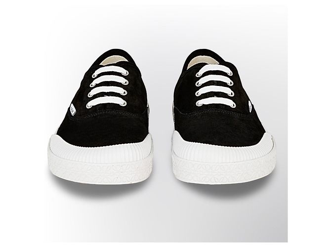 Loewe Sneakers in Pelle Scamosciata Nera Nero - vista 15