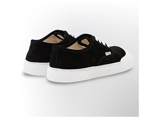 Loewe Sneakers in Pelle Scamosciata Nera Nero - vista 6