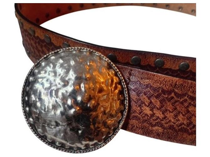 Dolce & Gabbana Ledergürtel Braun mit silberner Schnalle - Ansicht 5