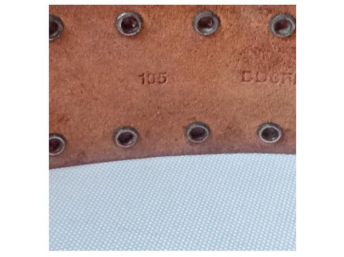 Dolce & Gabbana Ledergürtel Braun mit silberner Schnalle - Ansicht 9