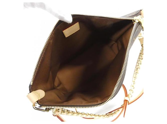 Bolsa de Ombro Louis Vuitton Monogram Multipass Marrom Monograma - vista 5