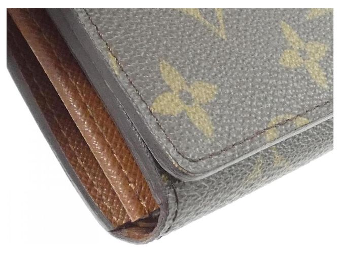 Cartera Louis Vuitton Monogram Portefeuille Trésor Castaño Monograma - vista 4