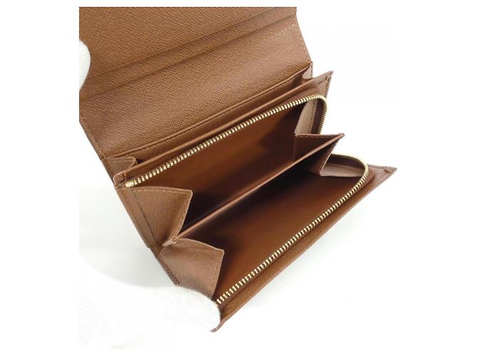 Cartera Louis Vuitton Monogram Portefeuille Trésor Castaño Monograma - vista 7